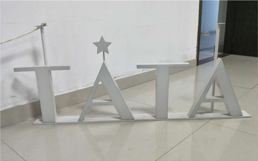 TATA連鎖品牌舞臺LED樹(shù)脂發(fā)光字