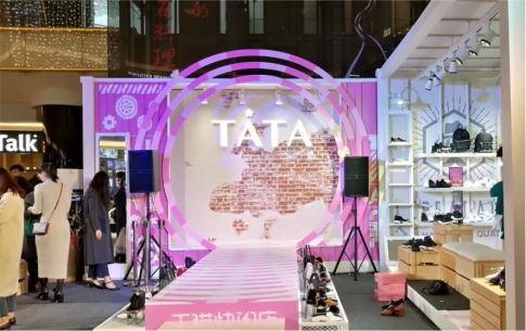 TATA連鎖品牌舞臺LED樹(shù)脂發(fā)光字